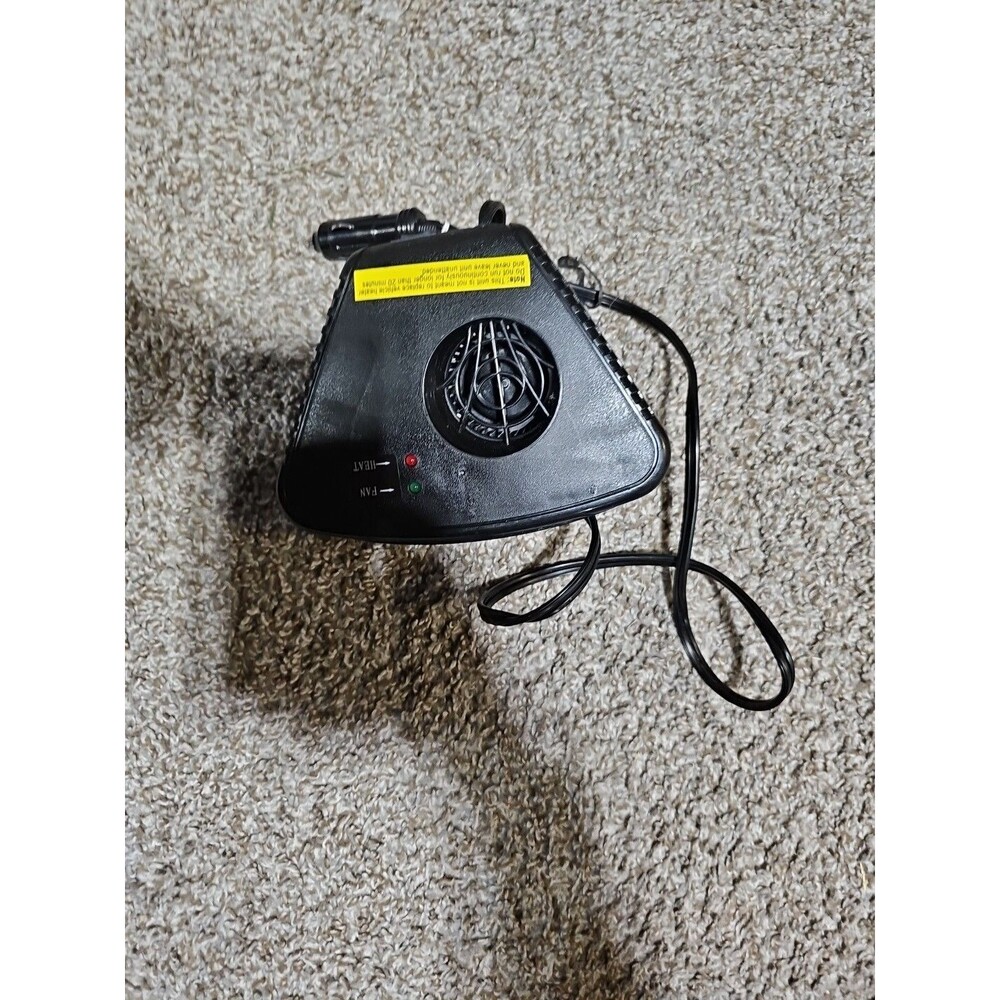 Peak Windshield Heater Defroster 12 Volt Plugs Into Car Charger